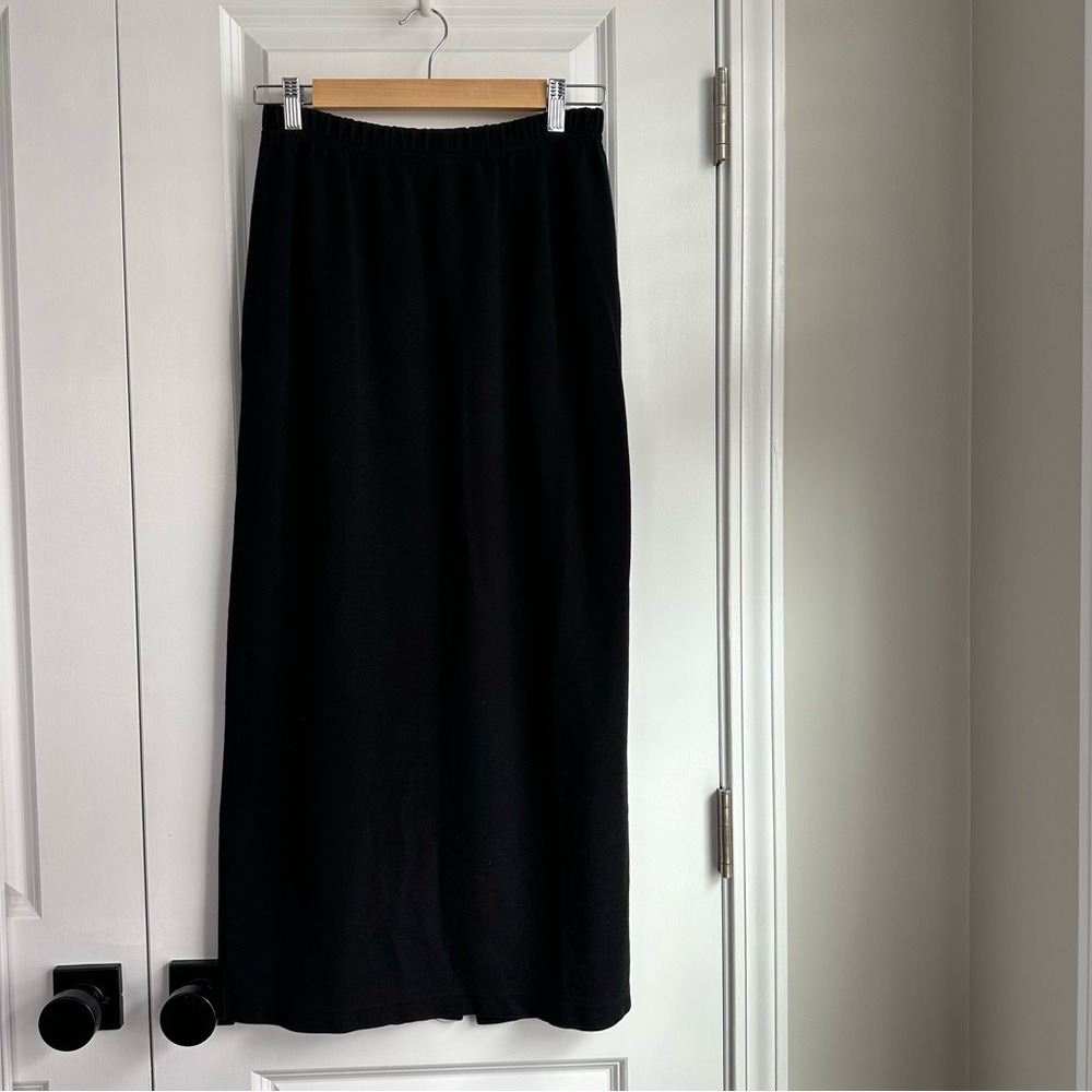 Russ Berens Women’s Tencel Blend Black Maxi Skirt (Size S)